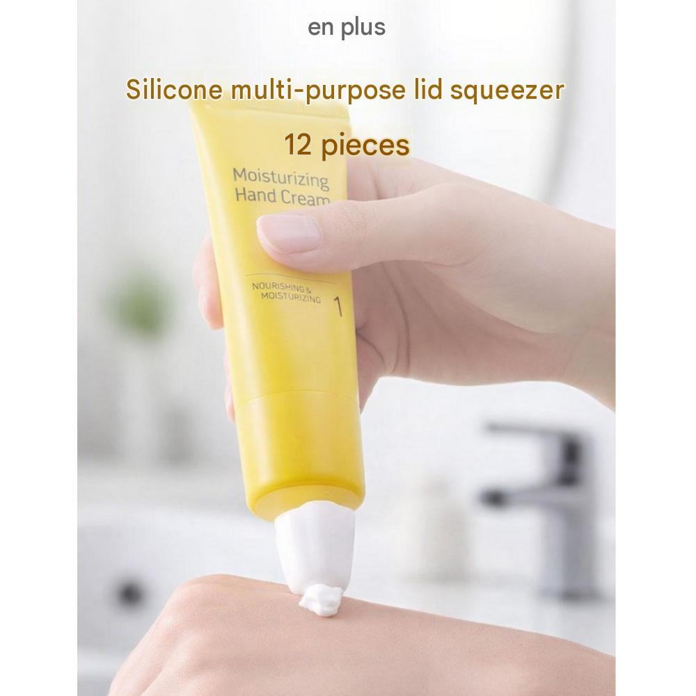 Ang-Plus Silicone Toothpaste Cap Multi-purpose Squeezer 12-Pack