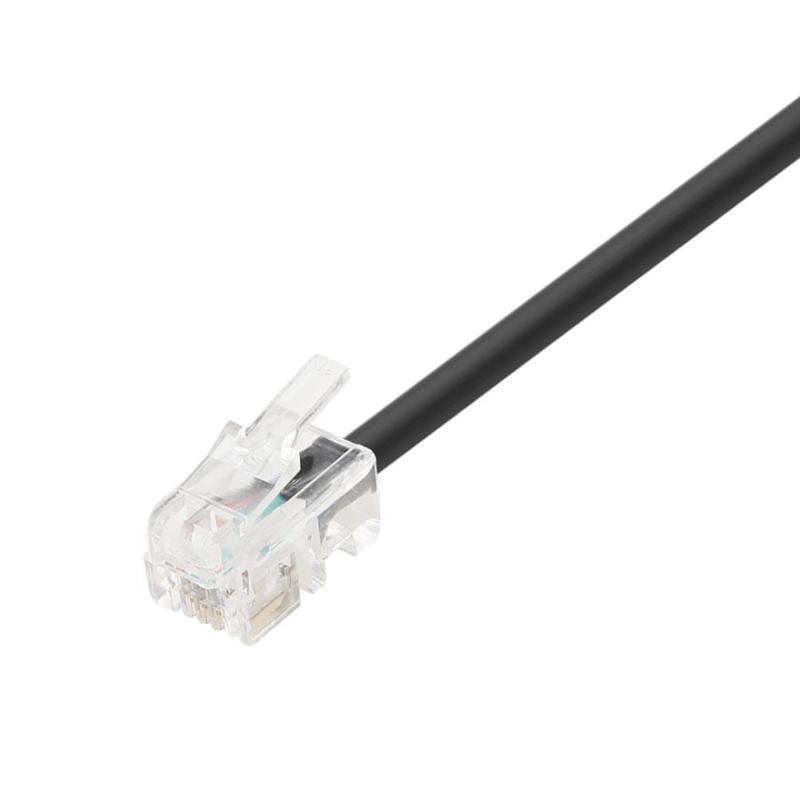 Buy RJ9 4P4C Male To Dual Female Ports Connector Telephone Adapter ...