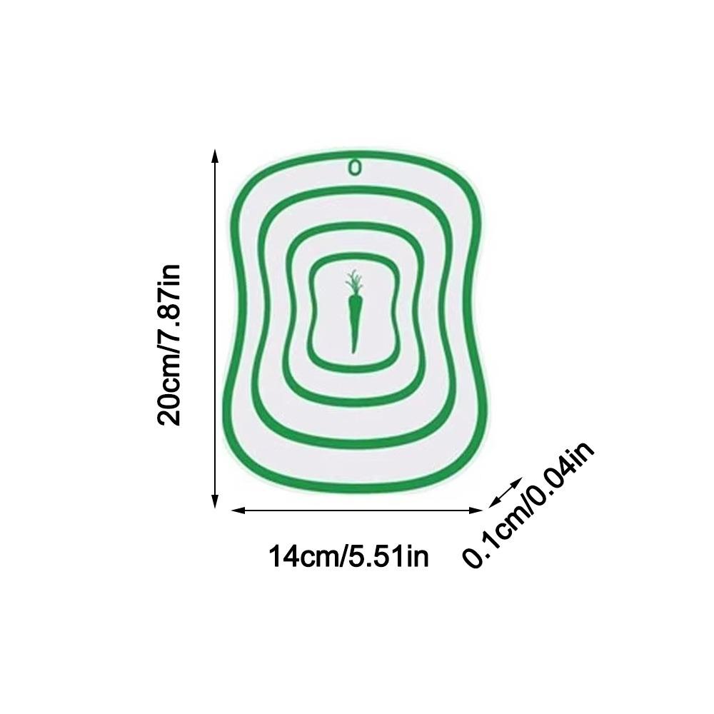 

Новая Нескользящая Разделочная Доска Прозрачная Гибкая Классификационная Разделочная Доска Антибактериальная ПП Кухонные Гаджеты Кухня 1pc зелёный