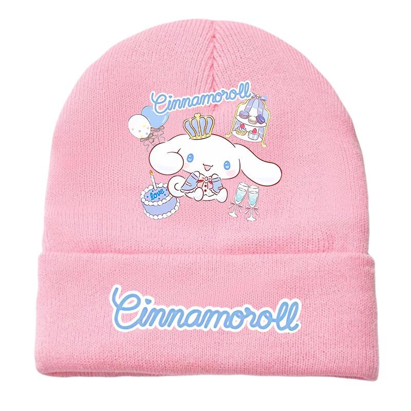 Kuromi Series Unisex Warm Knit Hat for Teens