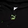 Puma Logo Casual Hooded Loose Knit Sweatshirt Women Tops Black 532247-01