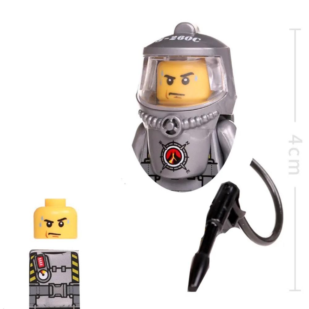 Modelové kostky Zombie Hazmat Guy MOC Sada kostek Dárky Hračky Pro Děti PG8081