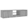 Vidaxl Szafka Pod Tv, Z Led, Szary Dąb Sonoma, 140X40X35,5 Cm