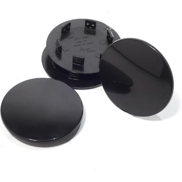 4Pcs Wheel Center Caps for Ford Focus 2005-2008 Taurus 2005-2019 Wheel Rim Outer 68.6mm(2.7in) Inner 49.8mm(1.96in) Black Hub Caps, Replacement