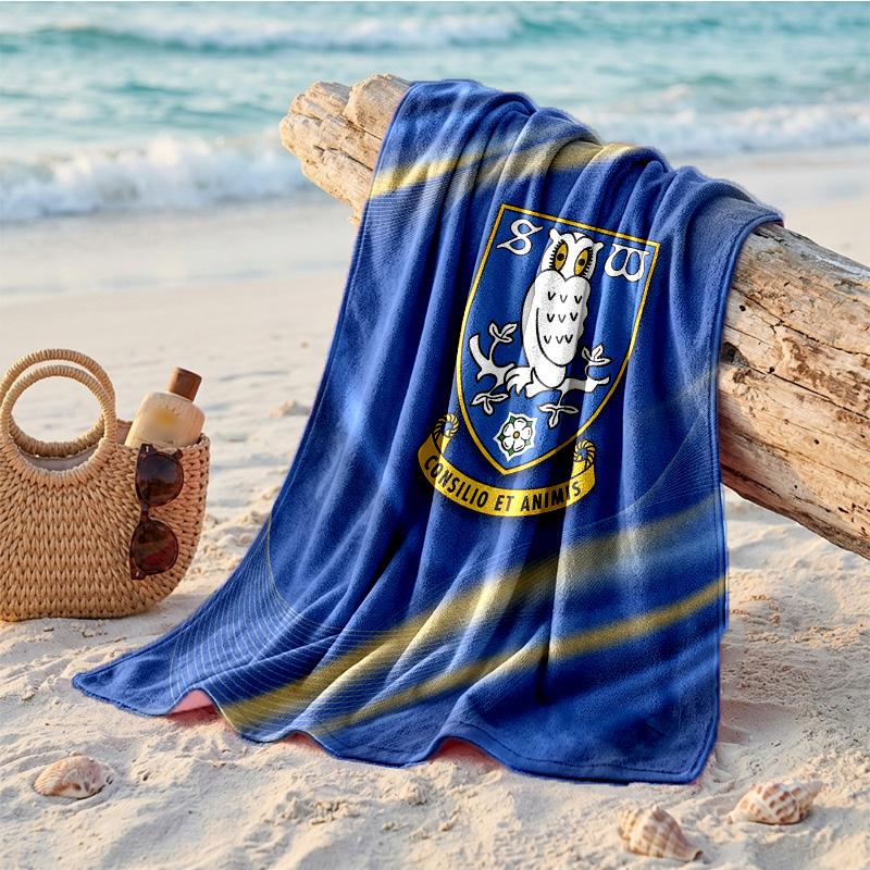 Sheffield Wednesday Theme Beach Towel Soft Quick?dry Towel For Summer Beach Vacation Swimming