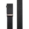 Men's Genuine Leather Automatic Buckle Belt - Top Layer Cowhide, Alloy, Fashionable, Versatile, Casual.