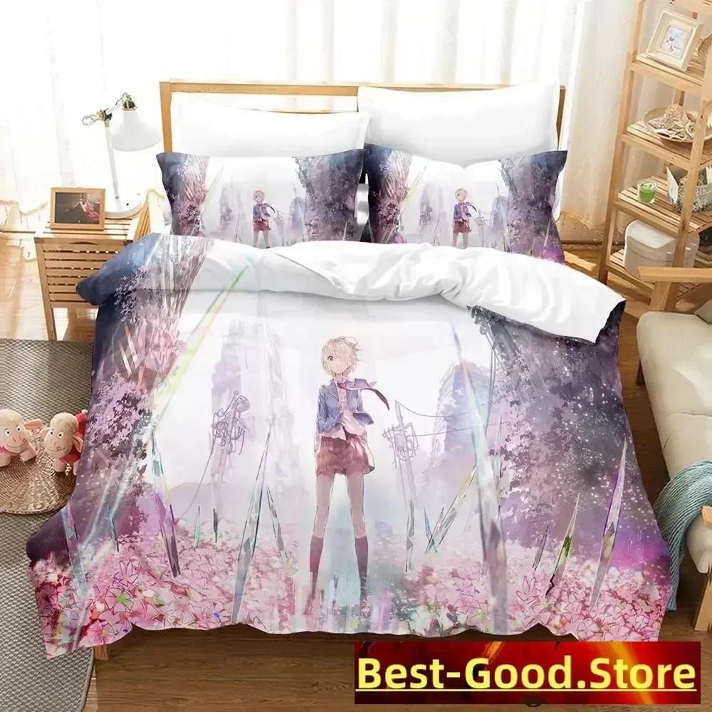 Heaven Burns Red Anime Printed Bed Set Duvet Cover Pillowcase Bedding Set Bed Linen Sheet Quilt Cover Full Queen King Size