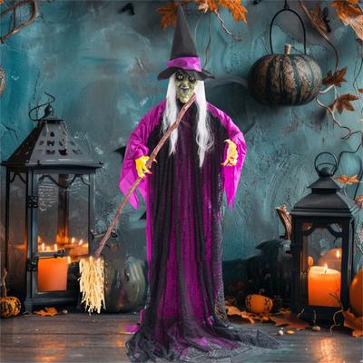 Halloweenská dekorácia Čarodejnica Veľká závesná dekorácia Ghost Bar GhostHouse Horror Dekorácia