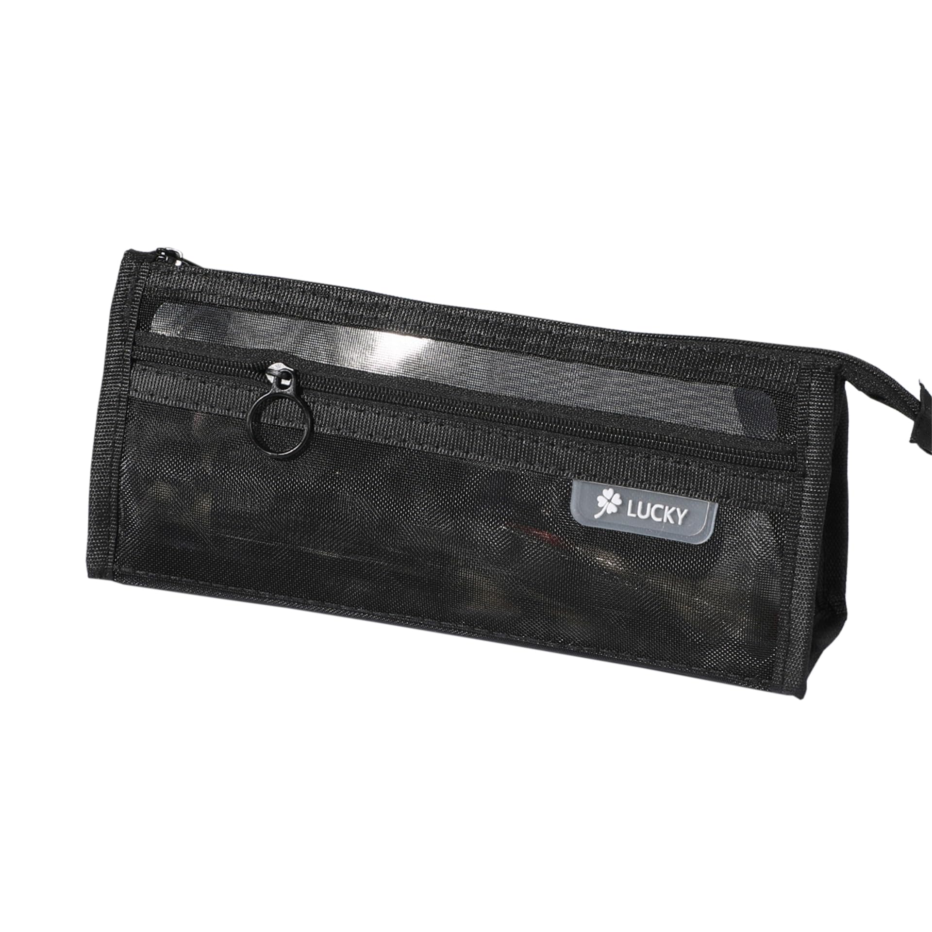 

ASY Transparent Pencil 12 Simple and Pen Pencil Pencil Large Capacity Pencil Mesh Pencil Writing Multifunctional Pencil Case for and Girls and Boys чёрный