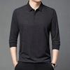 New Men T Shirt Polo Shirt Long Sleeve Autumn Casual Turn Down Collar Printed Fashion Business Outdoor Basic Men Top