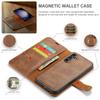 DG.MING for Samsung Galaxy S25 Case Detachable Split Leather Phone Cover