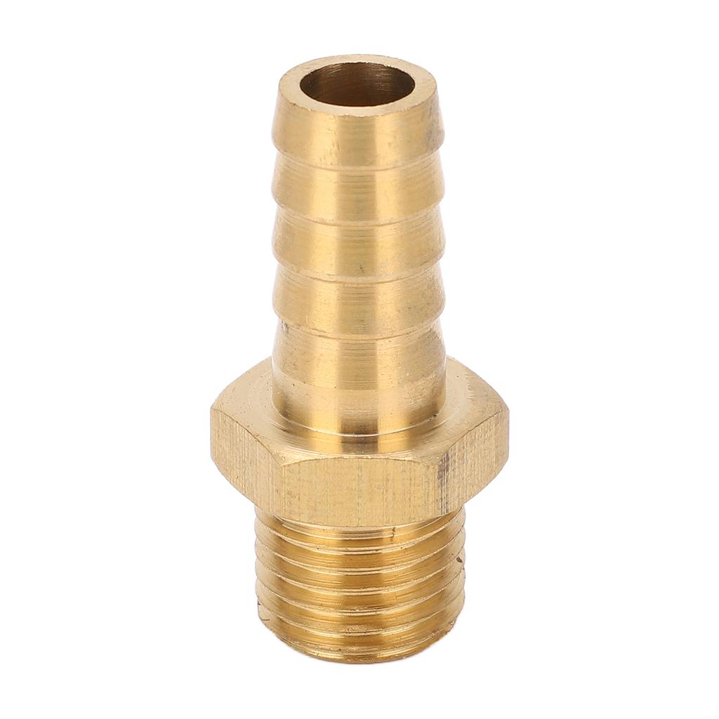 Mässing Taggkoppling Rak Slanganslutning Nippel för Luft Bränsleledning Gasrör 7/16in M14x1.5
