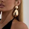 IngeSight.Z 6Style Retro Exaggerated Irregular Geometric Stud Earrings Women Creative Punk Metal Piercing Earrings Charm Jewelry