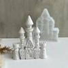 Creative Handmade Molds European Castle Silicone Mold DIY Chocolate Candy Molds Kitchen Baking Cake Decor Tool Candle Soap Mould