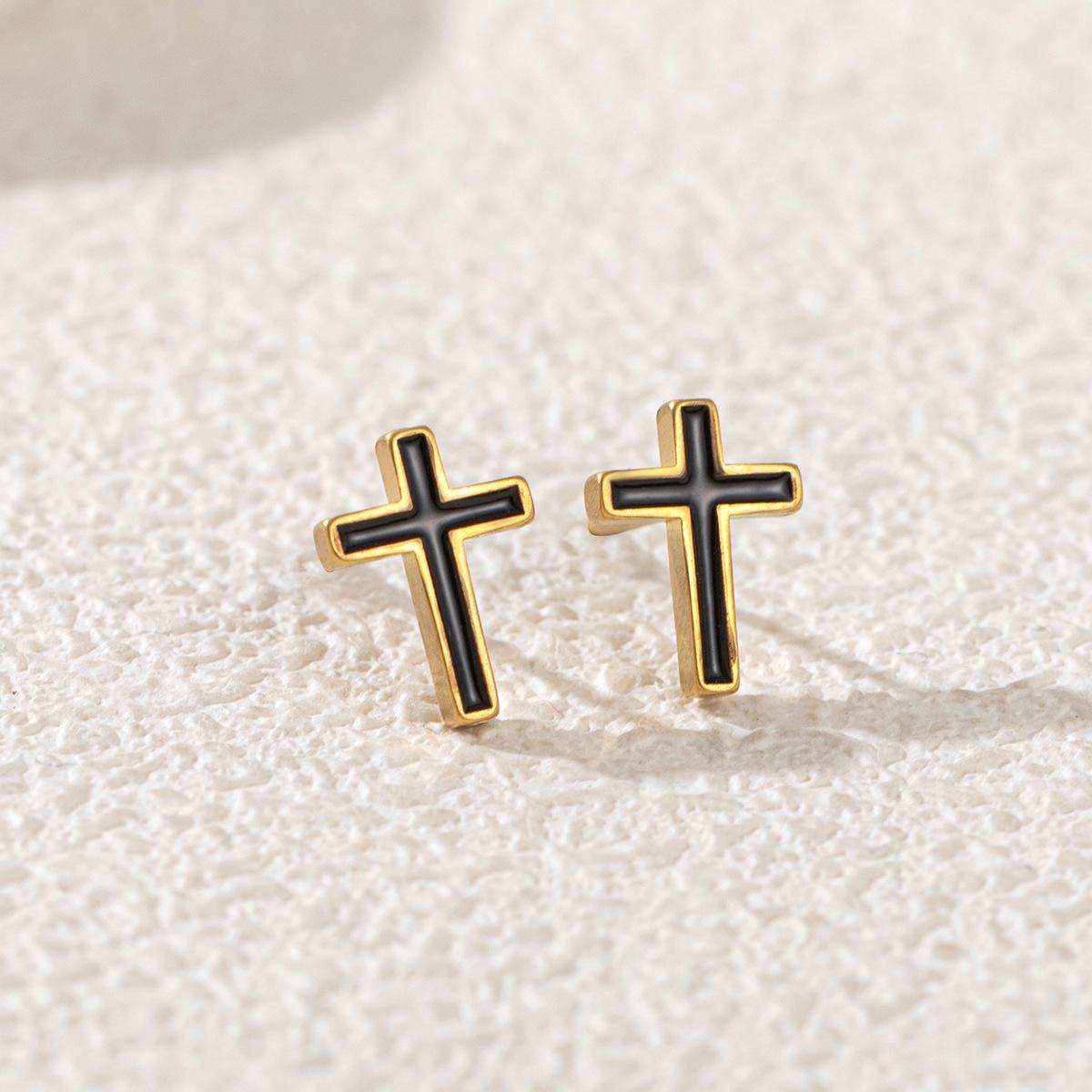 Серьги из титановой стали в преувеличенной форме сердца - Легкая роскошь в европейско-американском стиле