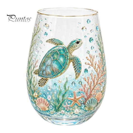 Blumenmuster Glasbecher Morgen-Teetasse, Kolibri-Blumenbecher mit Goldrand, Natur-Motiv Glasware für Kaffee Saft Wein Heiß Kalt