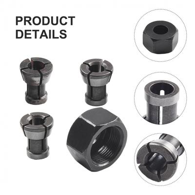Carbide Material Router Collet Adapter Collet Chuck Adapter High Hardness