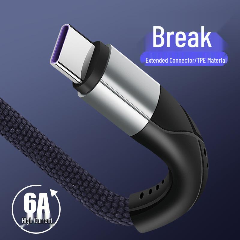 High-Speed Type-C Charging Cable for Huawei, Android & Apple Devices