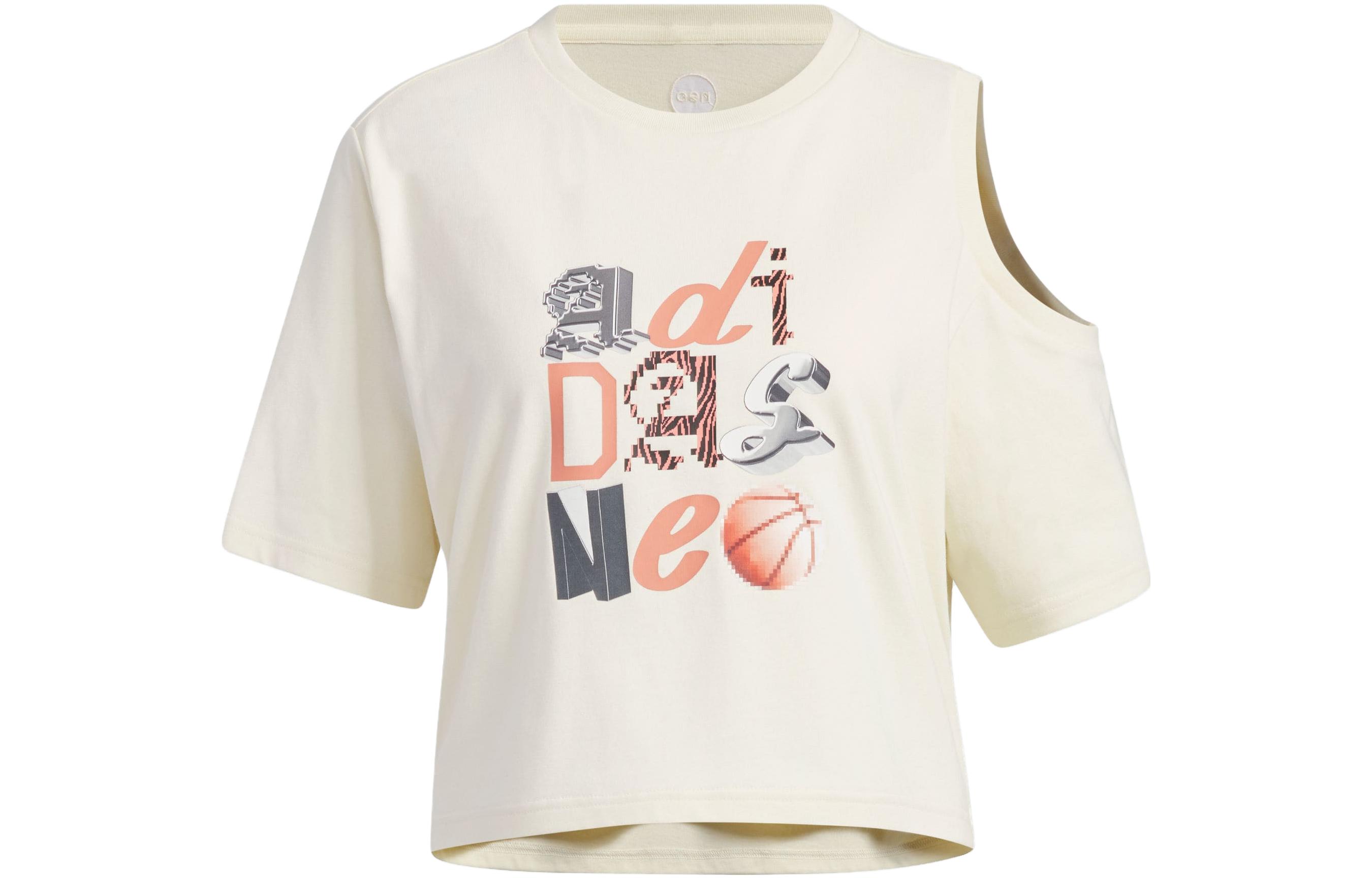 Adidas Neo T Shirt Women s Ivory IK7670 S