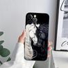 Black White Horses Galloping Phone Case for iPhone 11 15 Pro Max Case Coque 14 Plus 13 Pro 12 X XS XR 7 8 SE 2020 TPU Soft Cover