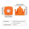 4Pcs 3D Printer Protective Adapter Mounting Ceramic Feed Guard Protective Cover For S1C 3D Printer Accessories