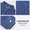 CHOCOOLATE Men's Trendy Denim Shirt Jacket