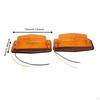 2 Pieces Side Marker Lights 50421113 Lamps Double Burner Pole for Truck