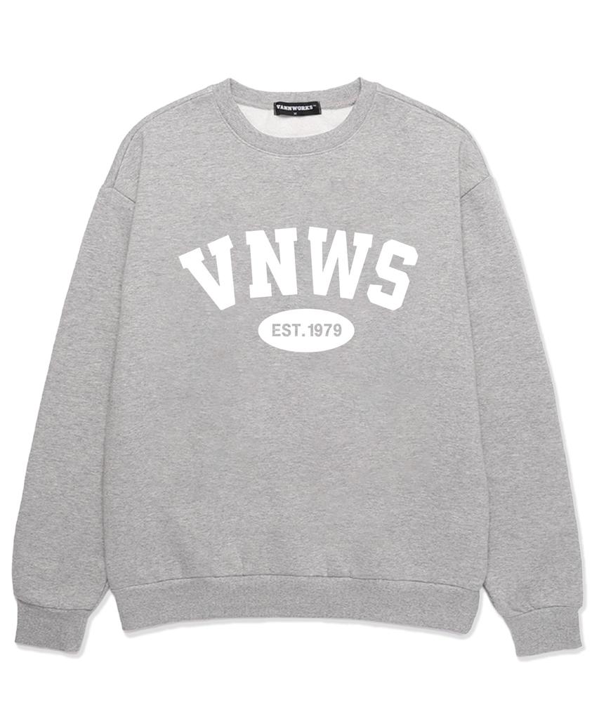 VANNWORKS Vnws Arch Logo Sweatshirt (Vs0016) Melange Grey