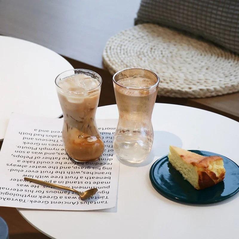 Boot Shape Glass Milk Tea Cup Simple Juice Drink Mug Home Drinkware Coffee Milk Cups Wine Glasses Water Bottles Breakfast Mugs