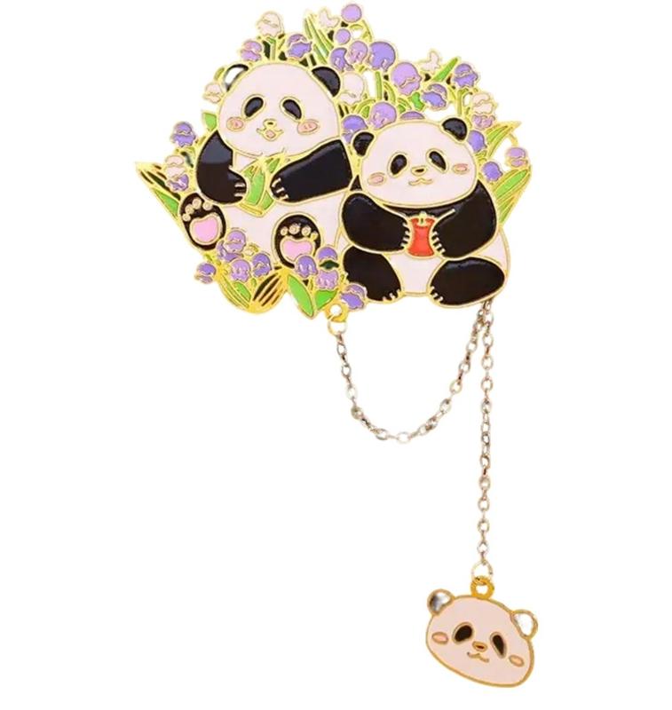 Creative Book Markers Metal Reading Bookmarks Panda Page Markers Lovely Bookmarks for Book Lovers