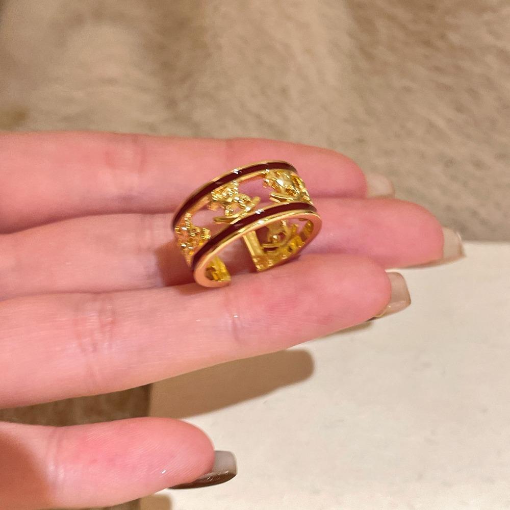 Adjustable Zodiac Horse Ring Cartoon Opening Ring Creative New Year Rings Gift