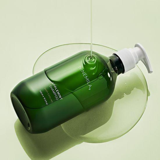 NINEMILA Apple Mint Anti-Hair Loss Shampoo for Oily Scalp 500ml