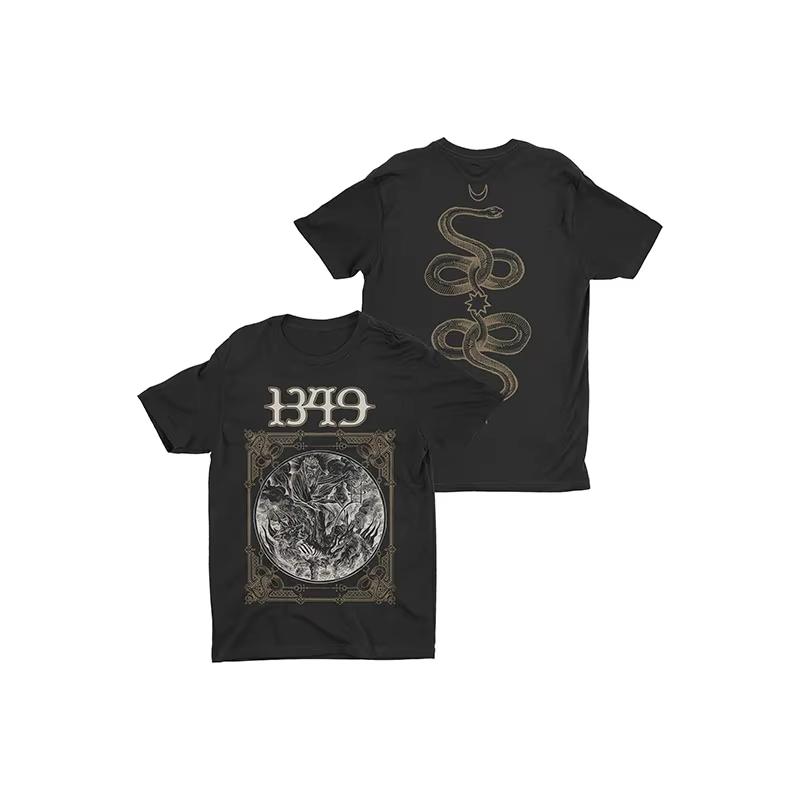 Tshirt Summer Mens Quality Cotton Clothing Graphic Heavy Metal Womens Round Neck Rock Shortsleeved Top