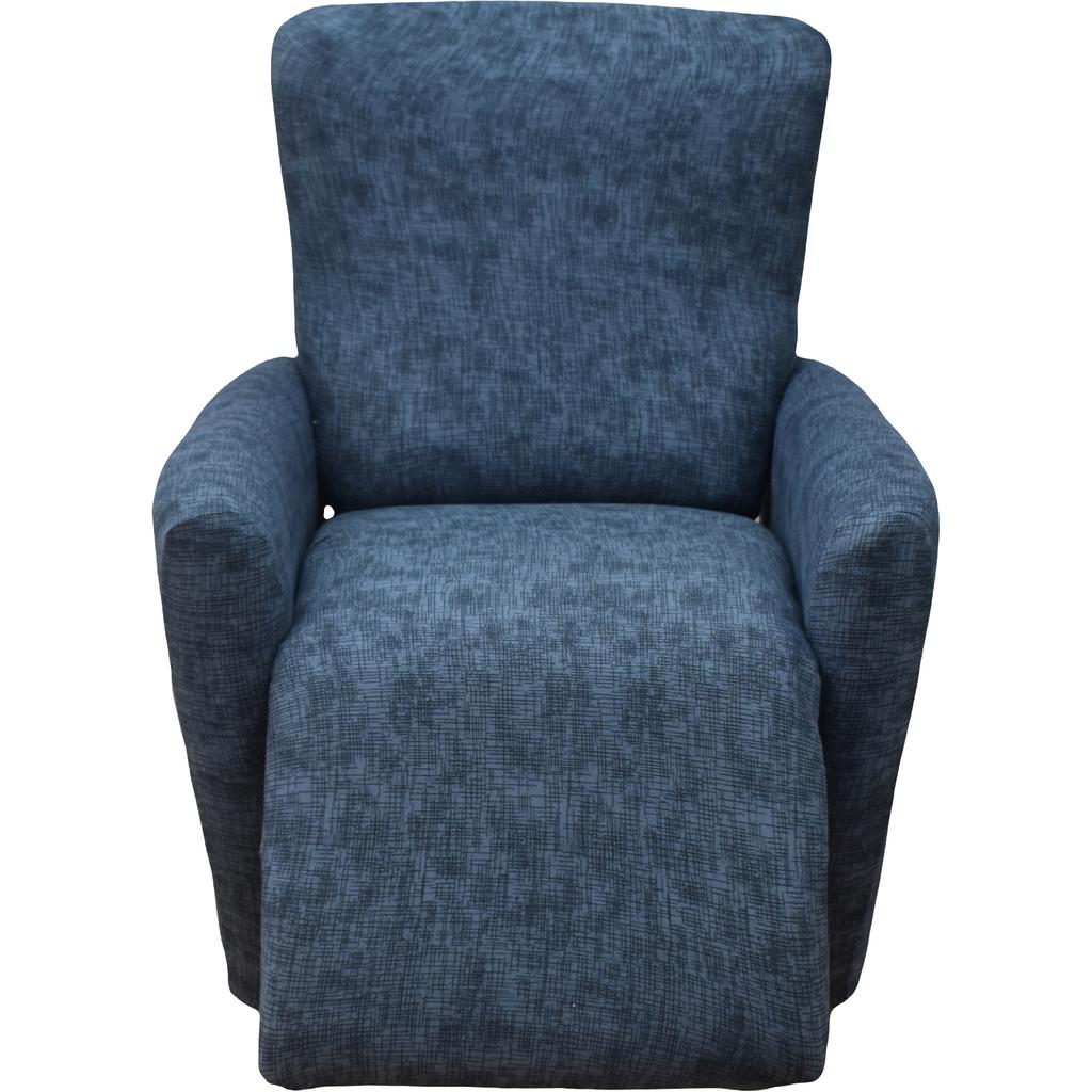4Pcs Recliner Sofa Covers Elastic Polyester Slipcovers Non-slip All-inclusive Protector with Pocket Single Seater Armchair Cover