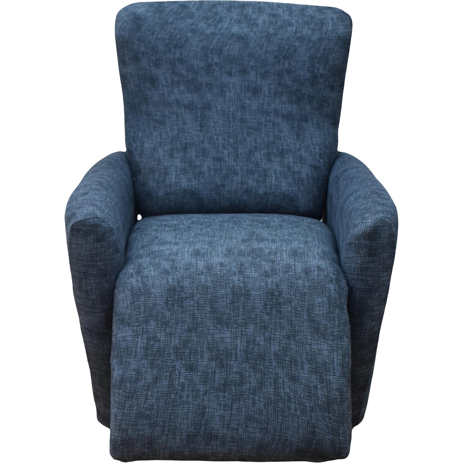 

4Pcs Recliner Sofa Covers Elastic Polyester Slipcovers Non-slip All-inclusive Protector with Pocket Single Seater Armchair Cover