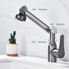 Bathroom Sink Faucet Basin Faucet 1080° Swivel Multifunction Cold and Hot Water Tap Kitchen Sink Faucet 2 Modes Water Tap
