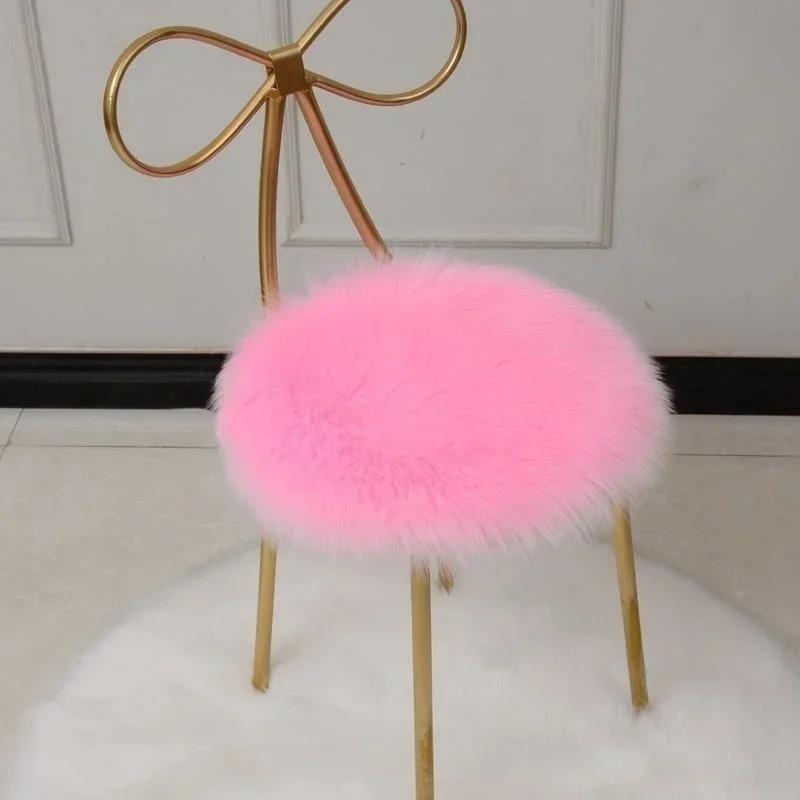 Artificial Sheepskin Rug Bedroom Mat Wool Warm Hairy Carpet Chair Cover Home Docoration Seat Fur Pad Carpets for Living Room