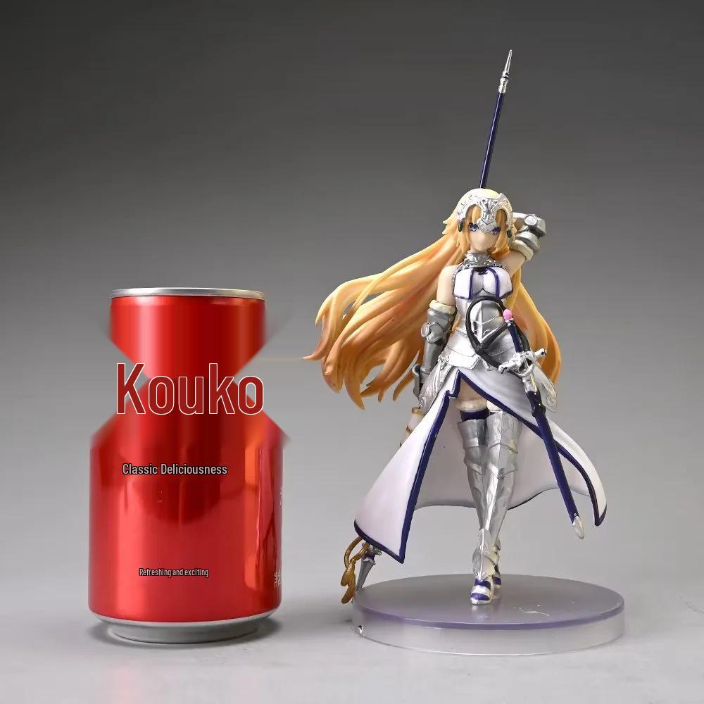 Anime Fate/stay Night FGO Ruler White Saber Lily Figure Standing Pose Ornament