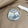 Chic French Retro Geometric Brooch for Jackets & Sweaters