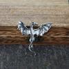 Nostalgia Punk Norse Flying Dragon Brooch Gothic Viking Mythology Accessories Jewelry Gift