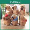Entzückender Plüsch-Capybara-Schlüsselanhänger Niedliche Stofftier-Puppe Zubehör für Taschen