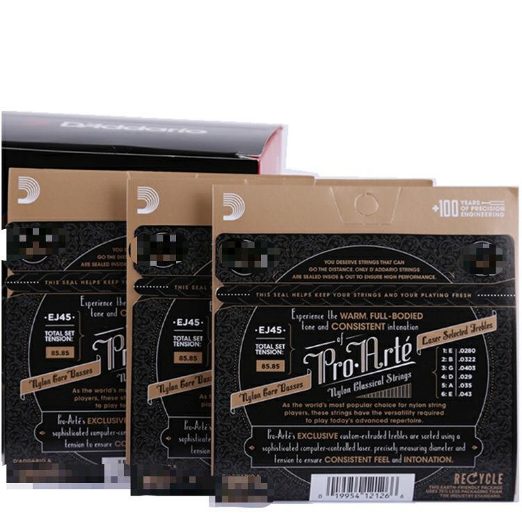 EJ45 EJ46 Set di Corde in Nylon per Chitarra Classica