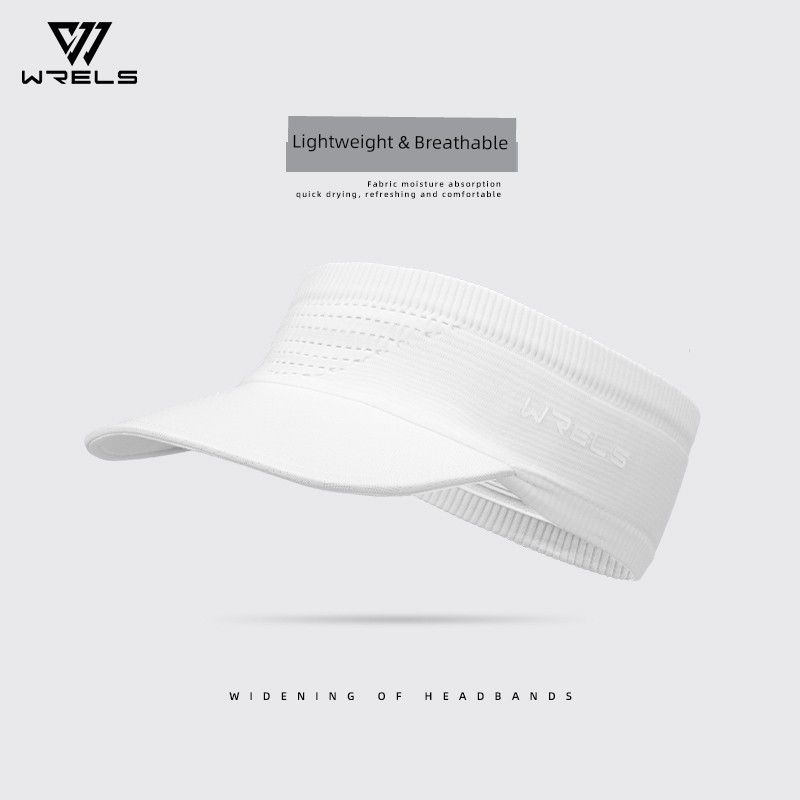 

Summer Foldable and Breathable Tennis Parent-Child Crownless Sun Hat White(Kids/Adult Neutral) Free size (52-63cm)