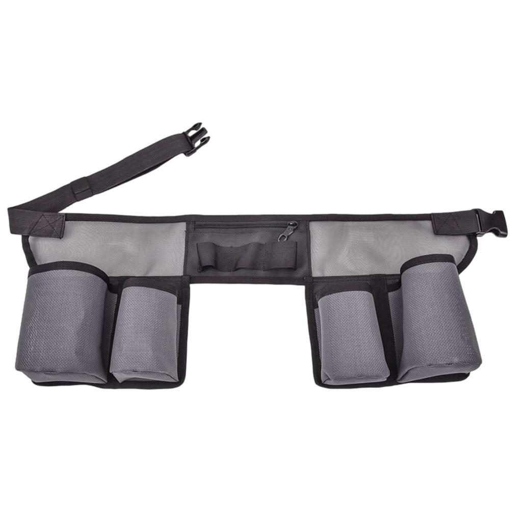 High Capacity Cleaning Supply Holders with Organizational Pockets Ensuring Quick Retrieval of Essential Equipments