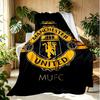 Football United F.C Pattern Blanket for Home Decoration, Bed, Sofa, Car Travel, Camping, Suitable for All Seasons, Birthday Christmas Gift