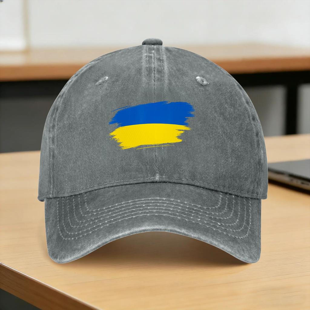 Ukraine Ukrainian Flag Casual Baseball Cap Summer Trucker Hat Outdoor Sport Hip Hop Hats Unisex Adult Yk Retro Baseball Caps