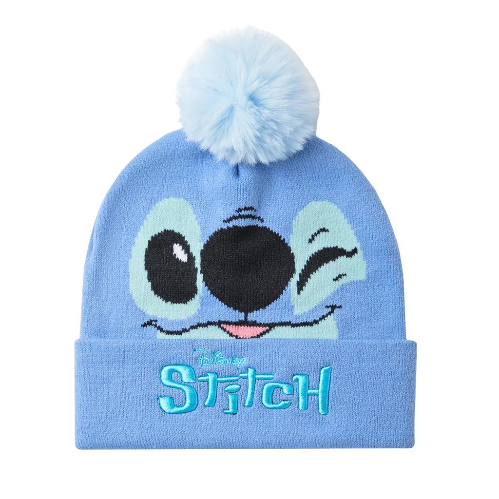 Lilo & Stitch Girls Character Face Beanie & Gloves Set