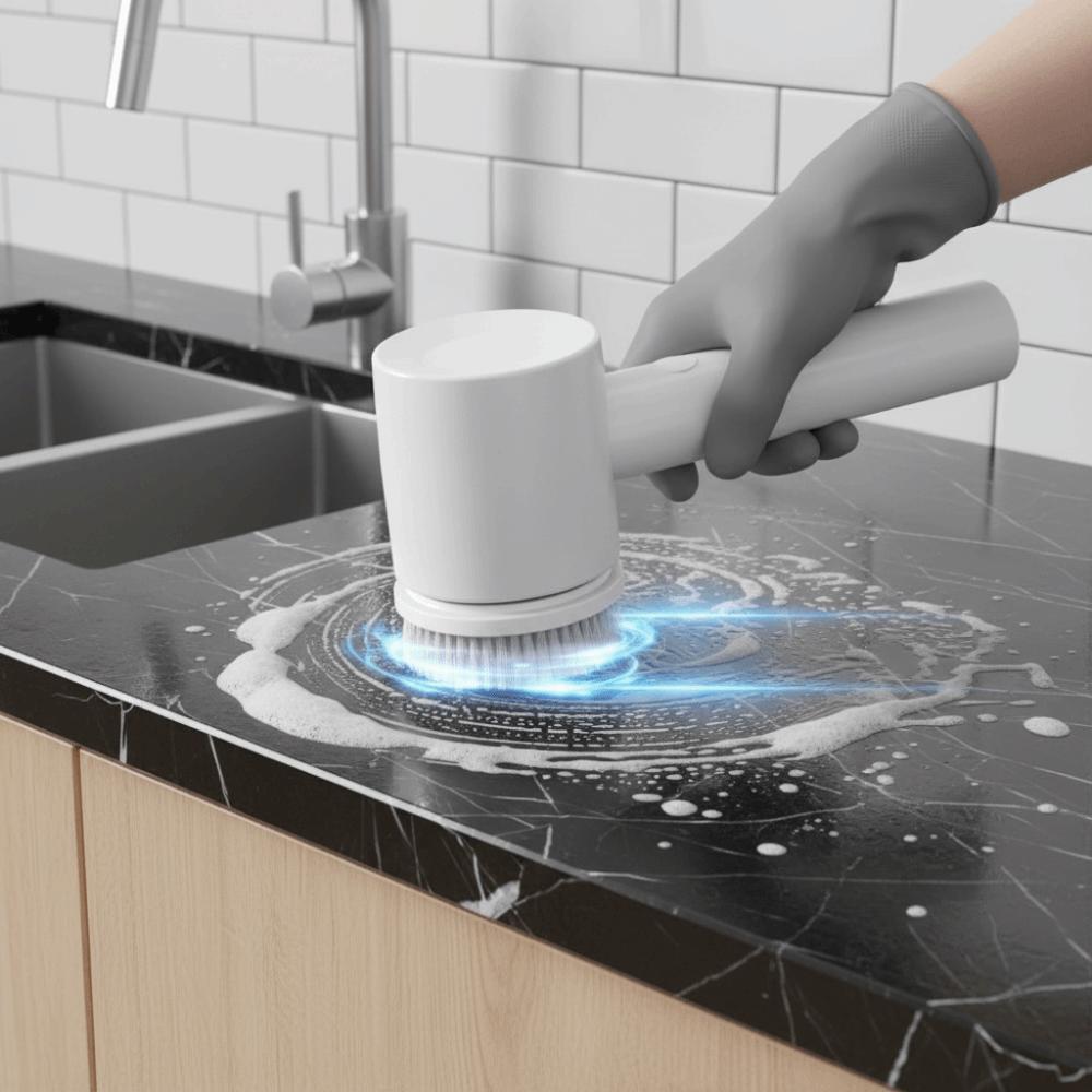 Multifunctional Electric Cleaning Brush Rotating Dishwashing Brush  Corner Cleaning