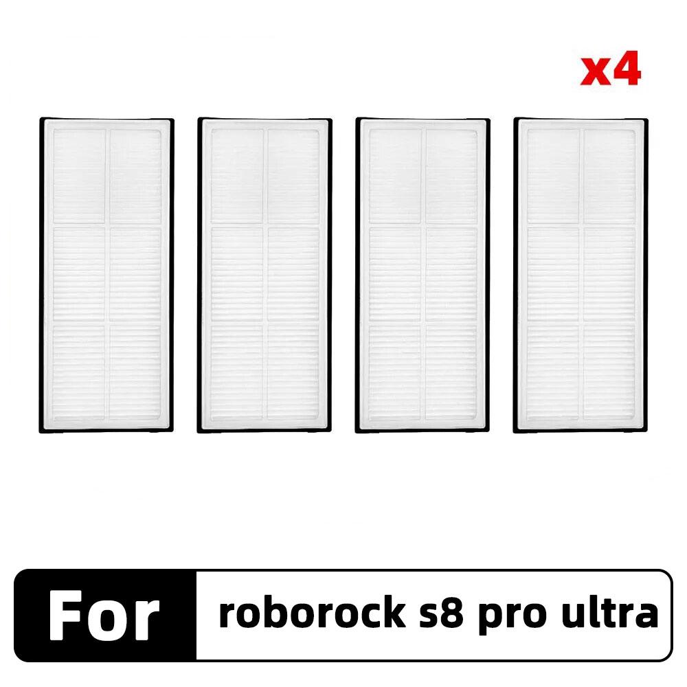 Compatible for Roborock S8 Pro Ultra, G20 A6900RR Main Side Brush Hepa Filter Mop Cloth Dust Bag Spare Parts Accessories