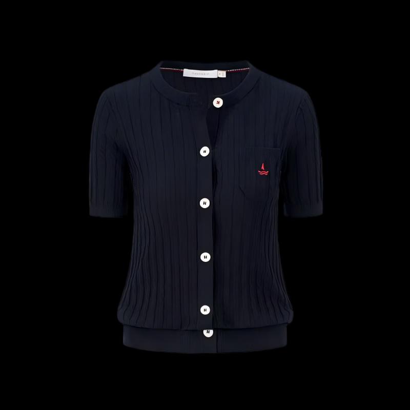 

Navikaire Women s Short Sleeve Knit Cardigan S